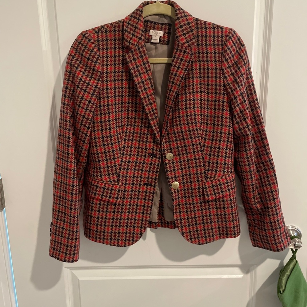 Jcrew herringbone wool blazer size 4